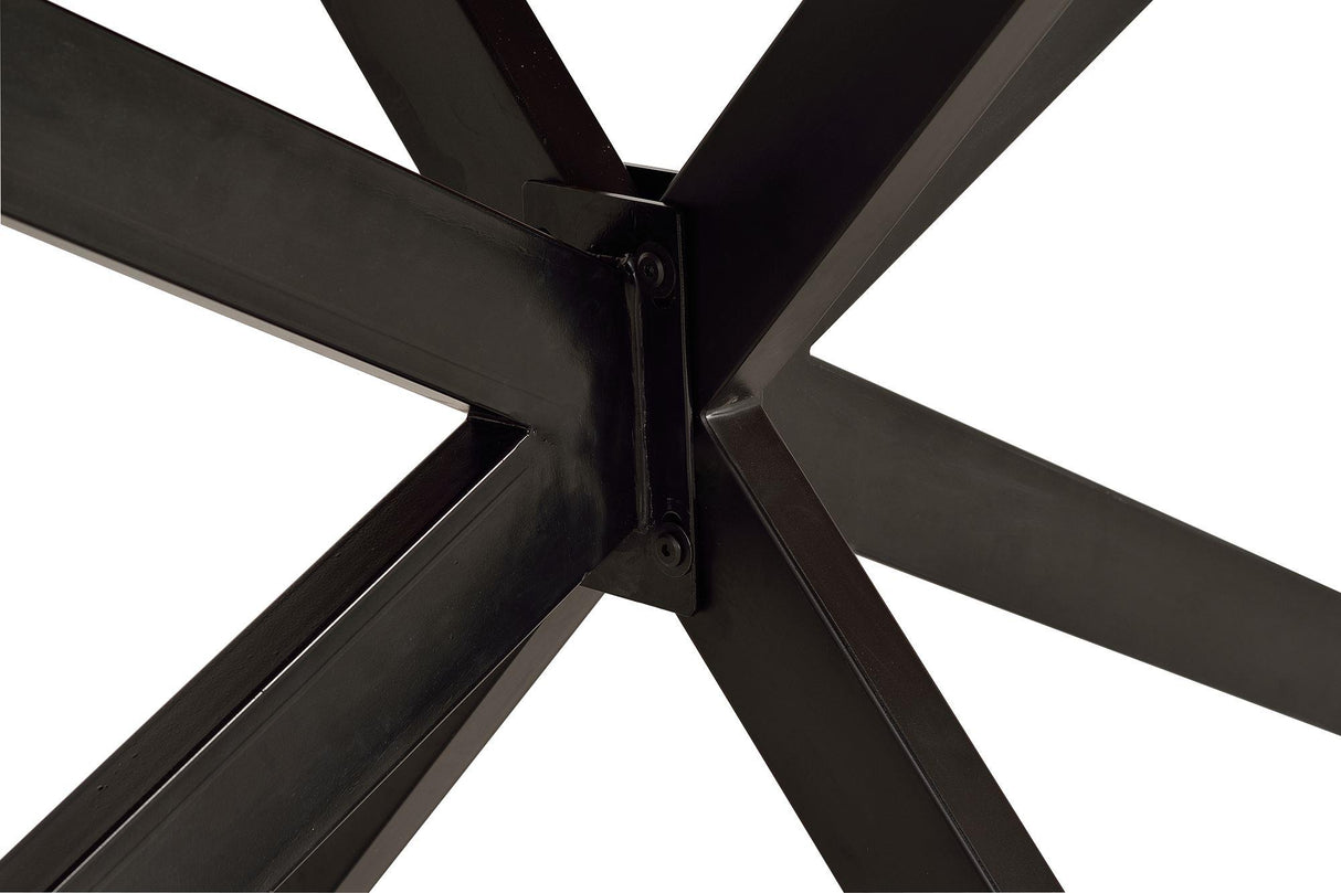 Masa Dining din Acacia cu Baza Metalica Giner y Colomer