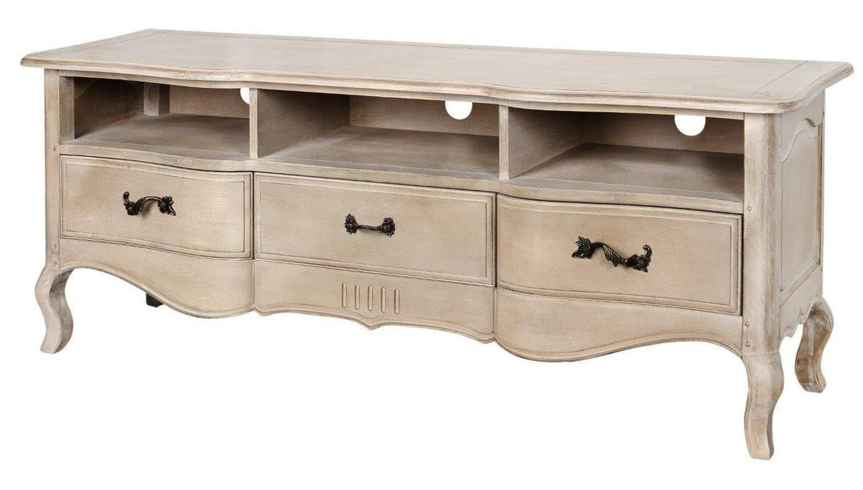 Comoda TV din Lemn cu Picioare Sculptate in Stilul Provence Livin Hill