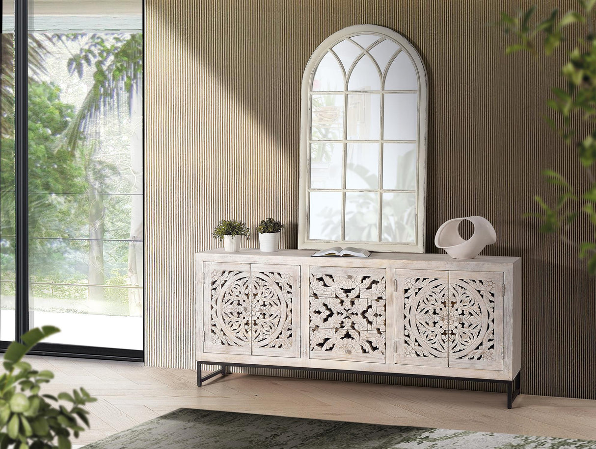 Comoda din Lemn de Mango cu Baza Metalica Giner y Colomer