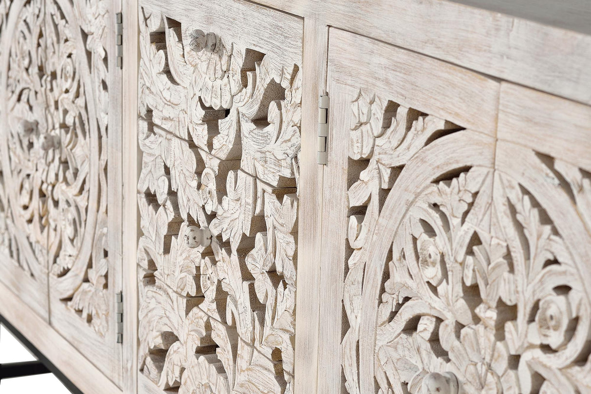 Comoda din Lemn de Mango cu Baza Metalica Giner y Colomer