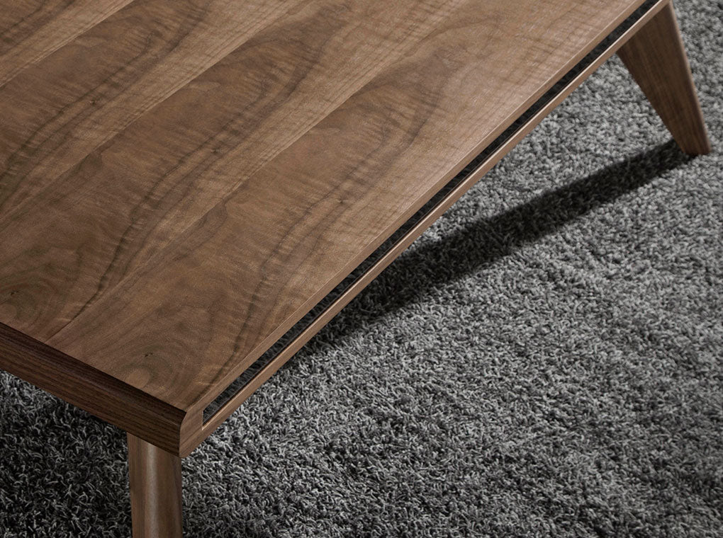 Masa Dining din Nuc cu Oglinda din Sticla Angel Cerda