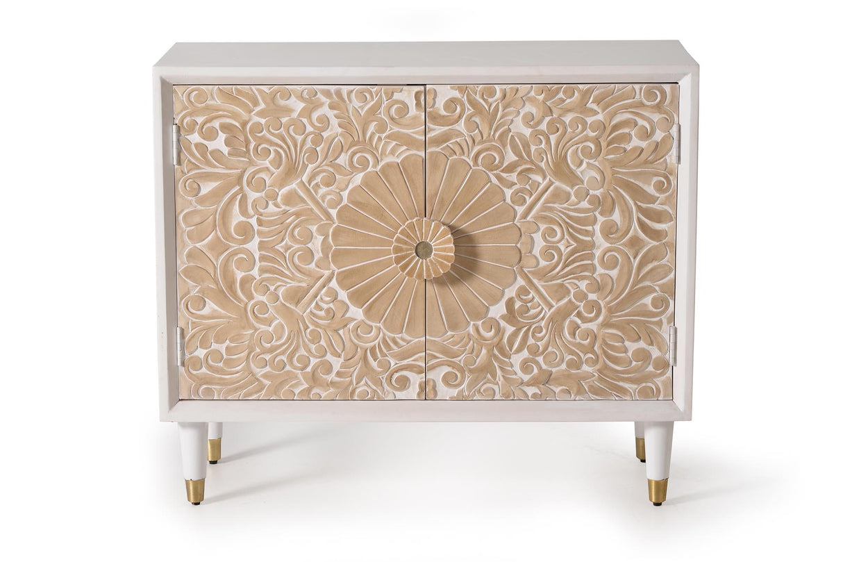 Comoda din Lemn de Mango cu Detalii Sculptate Manual Giner y Colomer