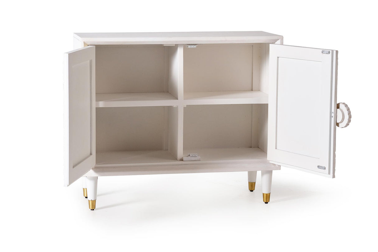 Comoda din Lemn de Mango cu Detalii Sculptate Manual Giner y Colomer