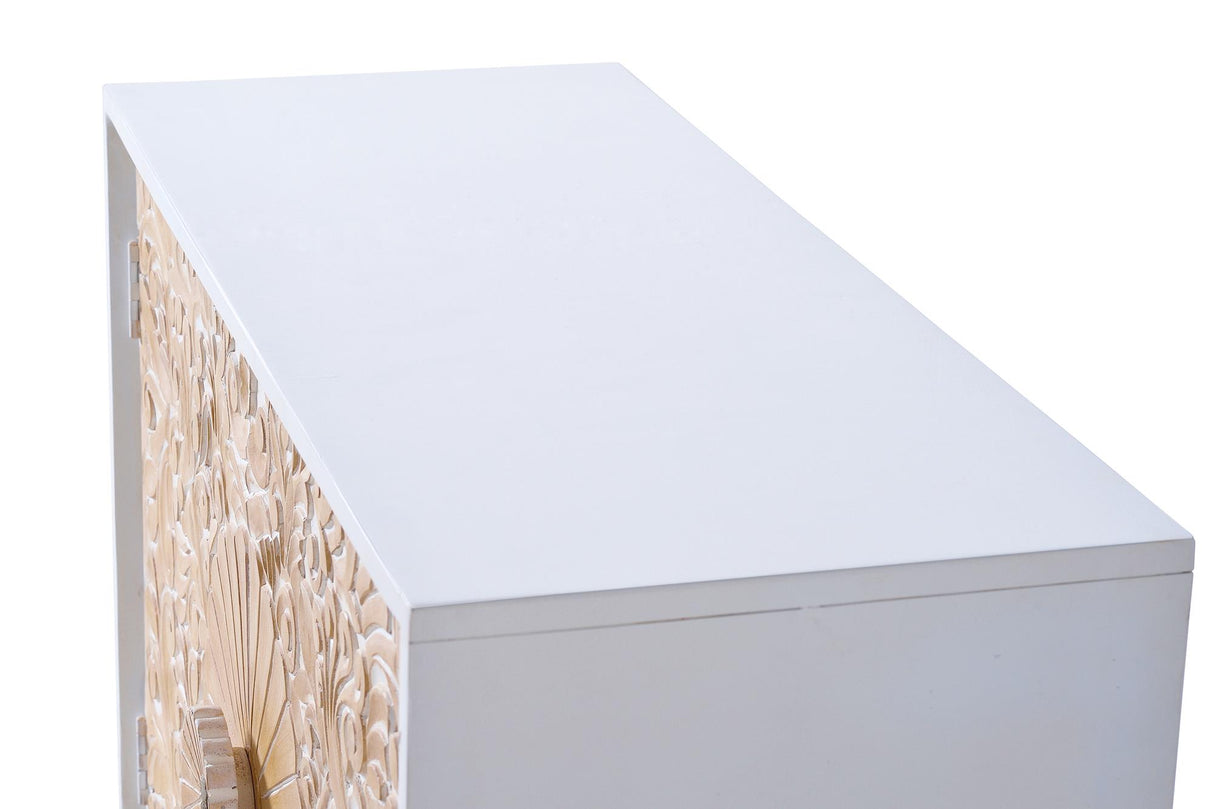 Comoda din Lemn de Mango cu Detalii Sculptate Manual Giner y Colomer