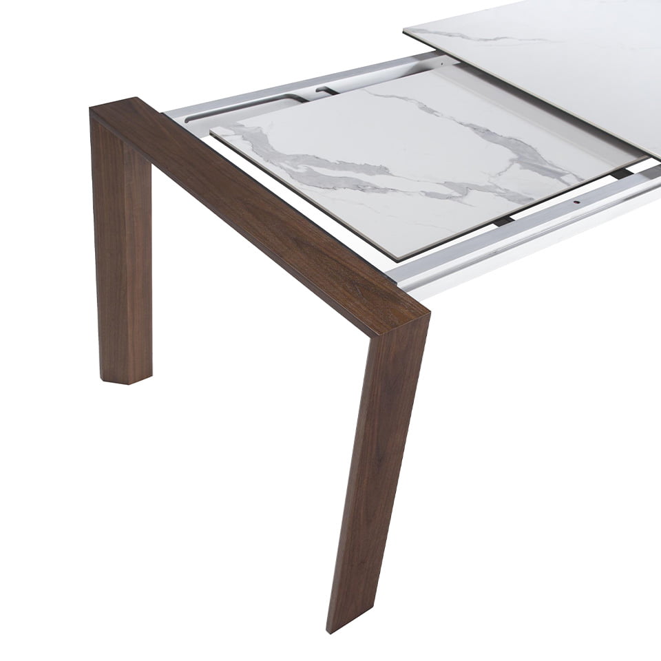 Masa de Dining Extensibila din Marmura Alba Angel Cerda