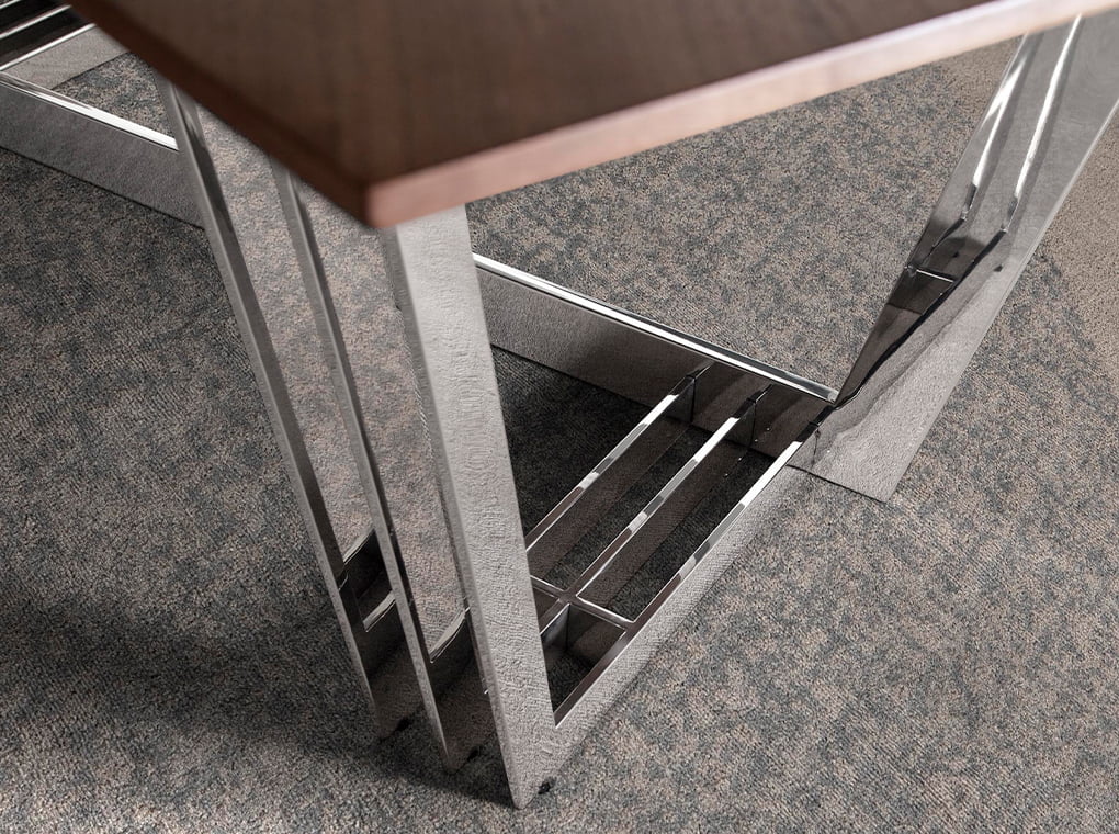 Masa Dining din Stejar cu Suport Metalic Angel Cerda