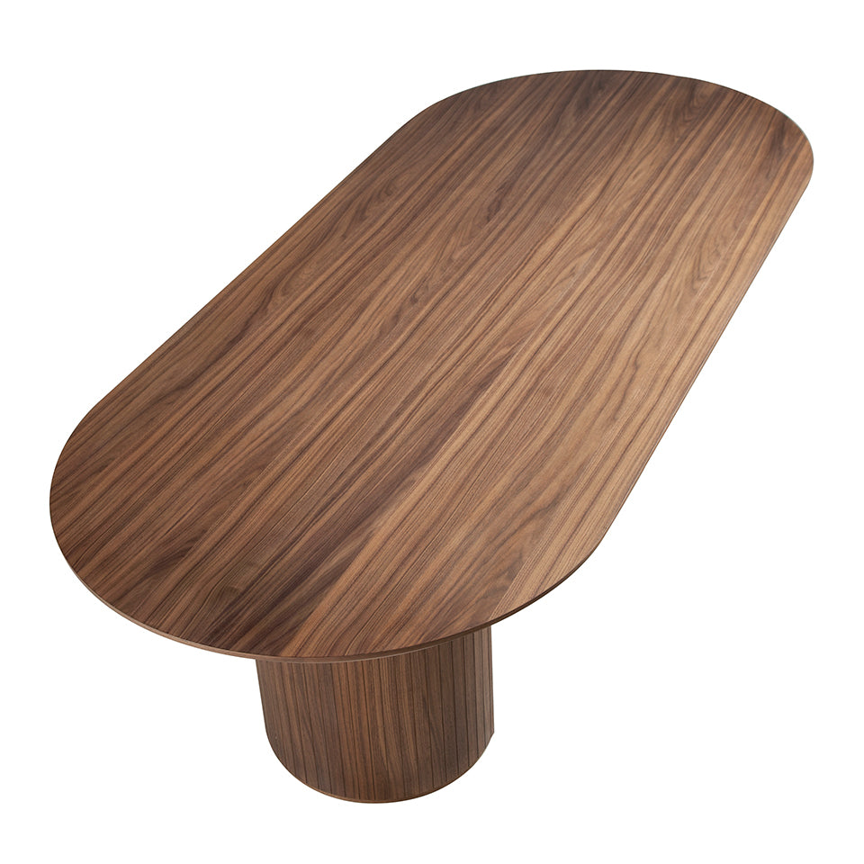 Masa Dining din Stejar cu Suport Metalic Angel Cerda