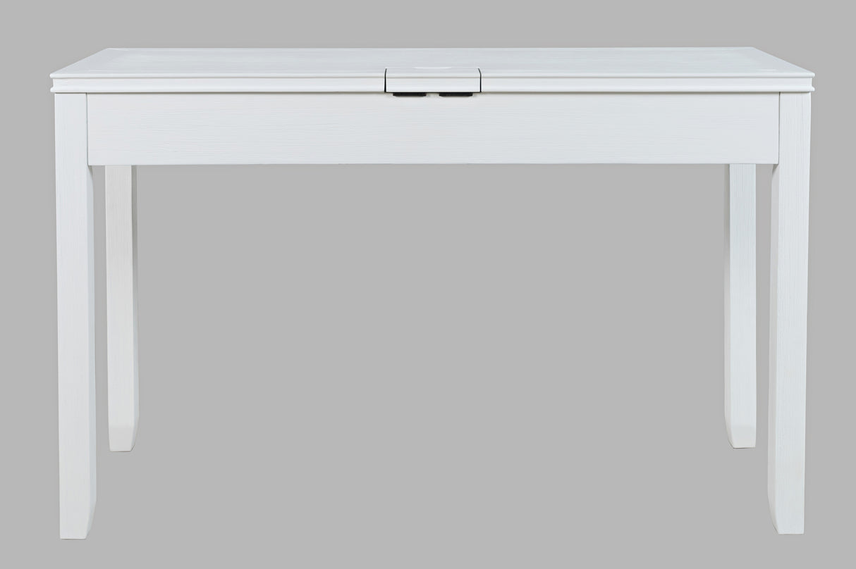 Birou Clasic Alb cu Sertare si Porturi USB Livin Hill