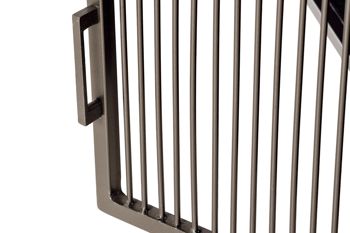 Comoda TV din Lemn de Mango si Metal cu Rafturi Interioare Giner y Colomer