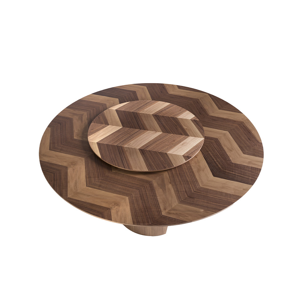 Masa de Dining Rotunda din Nuc Angel Cerda