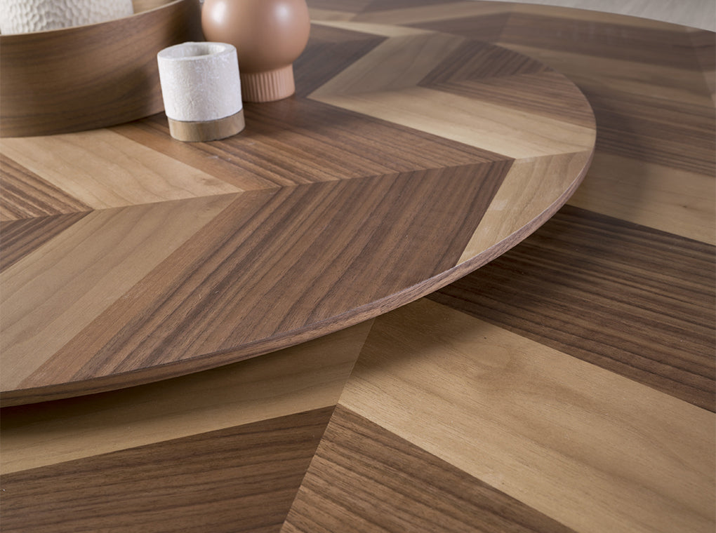 Masa de Dining Rotunda din Nuc Angel Cerda