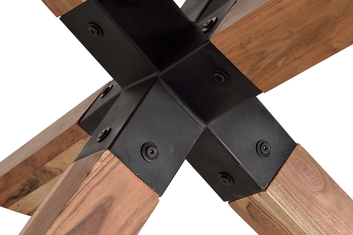 Masa Dining din Stejar cu Suport Metalic Giner y Colomer