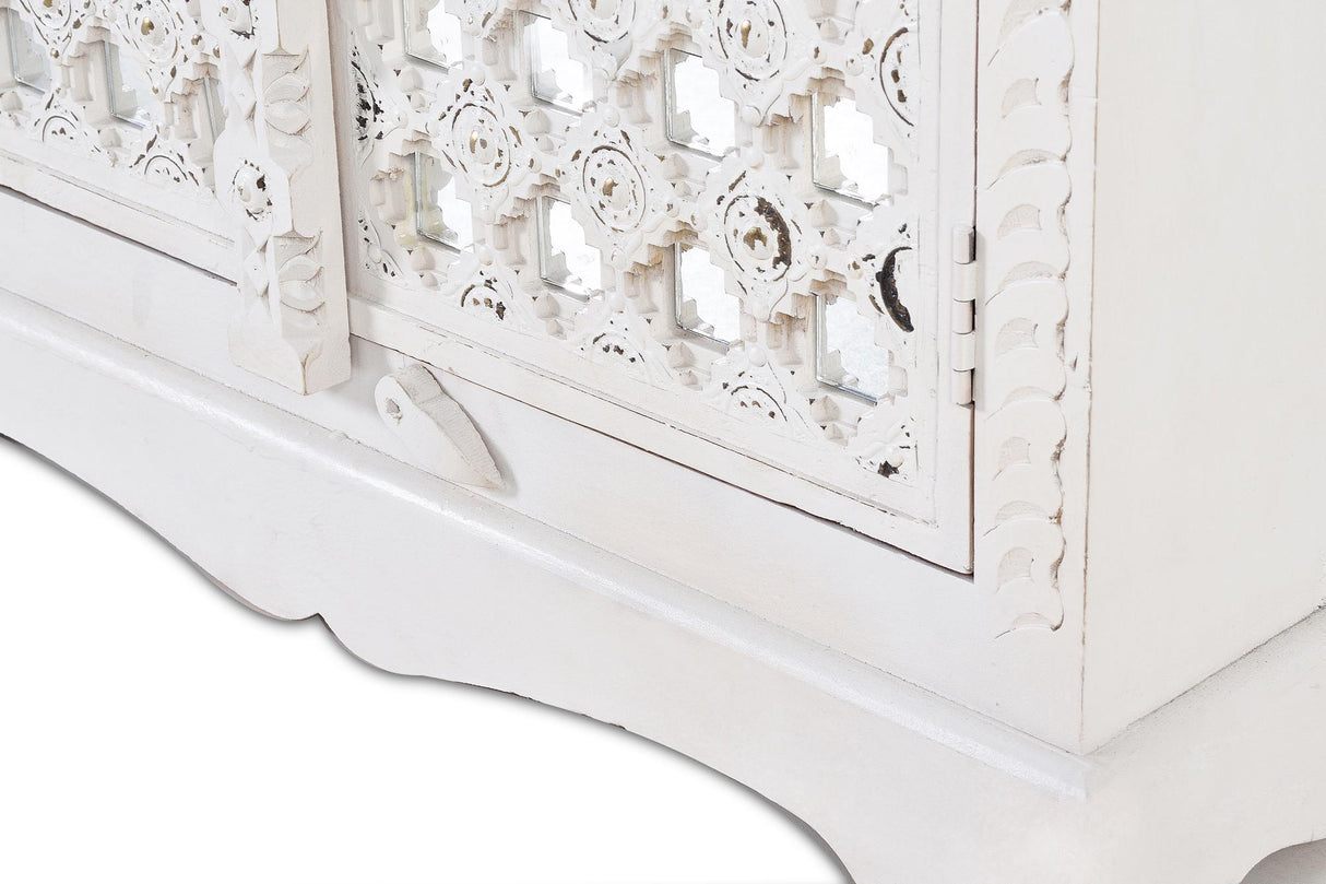 Dulap din Lemn de Mango cu Usi din Sticla Giner y Colomer