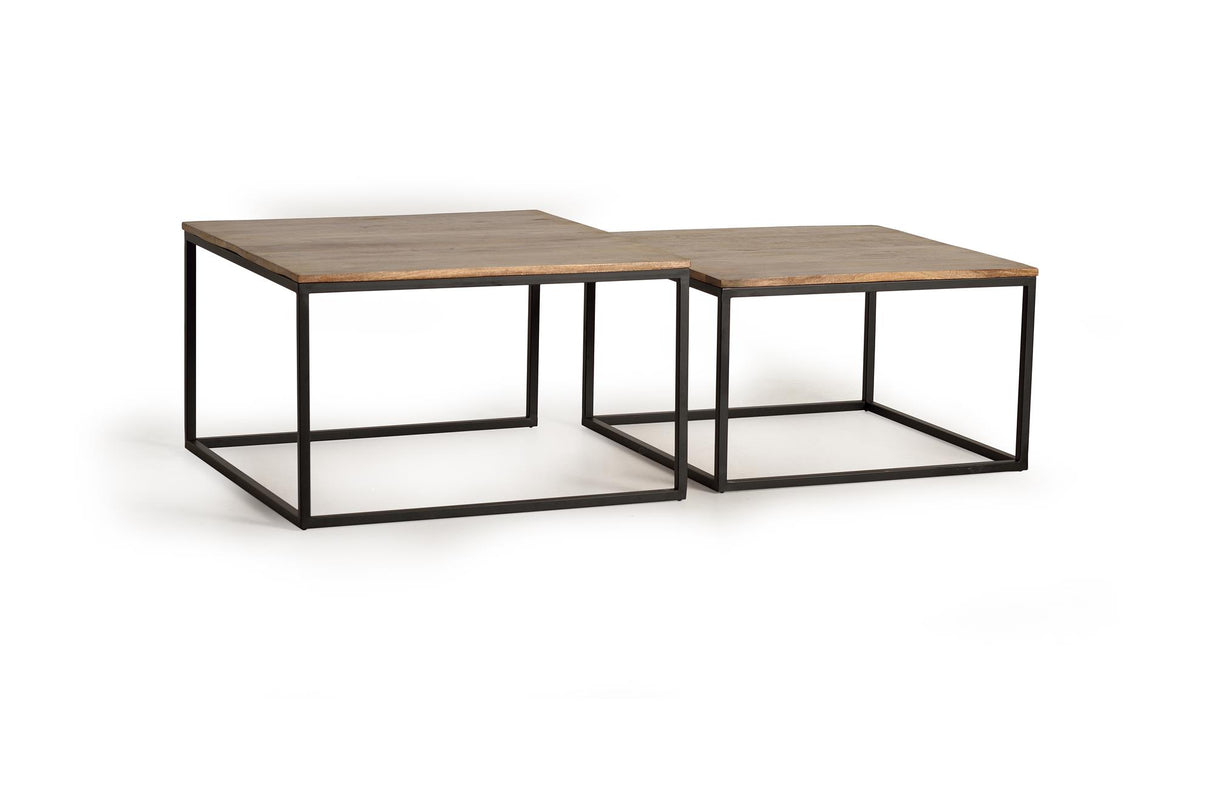 Mese de Cafea din Lemn de Mango si Metal Giner y Colomer