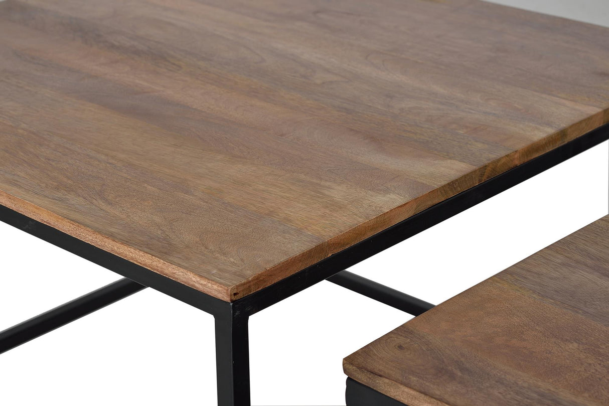 Mese de Cafea din Lemn de Mango si Metal Giner y Colomer