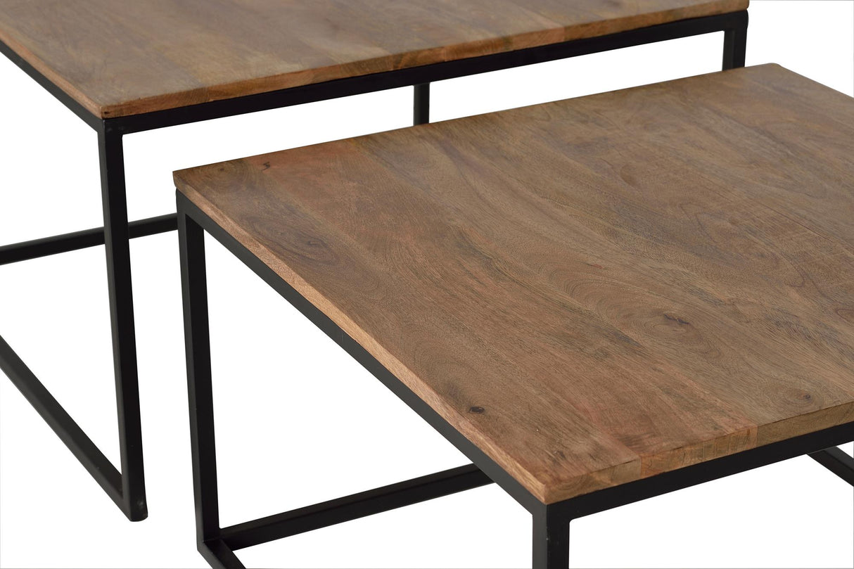 Mese de Cafea din Lemn de Mango si Metal Giner y Colomer