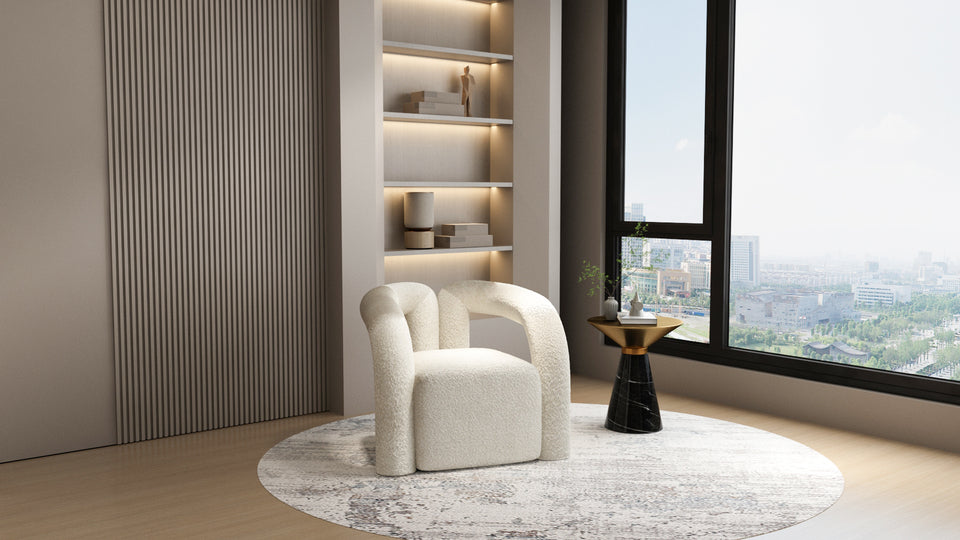 Masa Rotunda cu Baza Neagra si Blat din Otel Inoxidabil Livin Hill