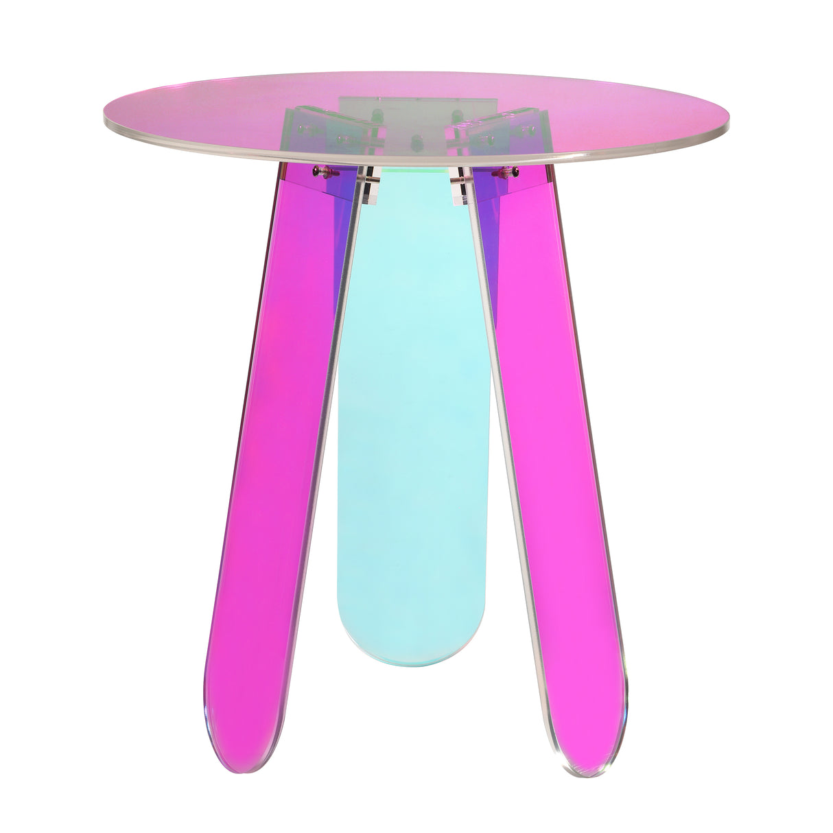 Masuta RaveNight 45 cm Acril Transparent si Opalizant Livin Hill