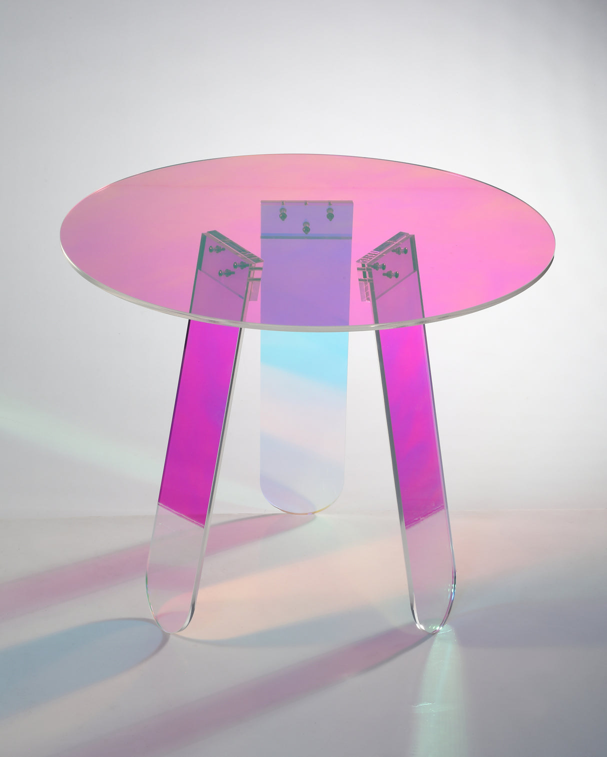 Masuta RaveNight 60 cm Acril Transparent si Opalizant Livin Hill