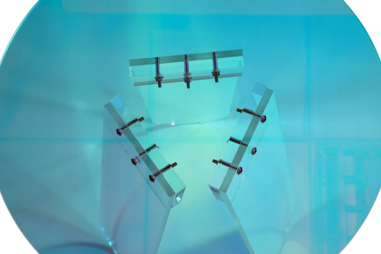 Masuta RaveNight 60 cm Acril Transparent si Opalizant Livin Hill