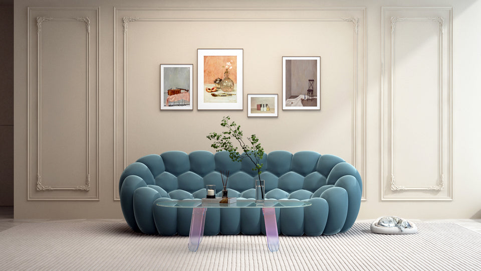 Masuta RaveNight 120 cm Acril Transparent si Opalizant Livin Hill