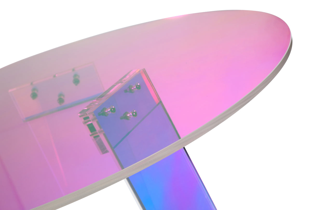 Masuta RaveNight 120 cm Acril Transparent si Opalizant Livin Hill