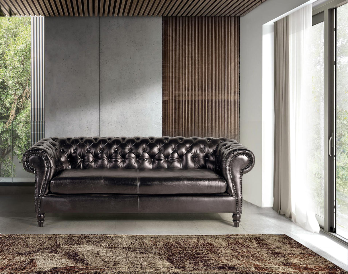 Canapea Chester din Piele Naturala Giner y Colomer