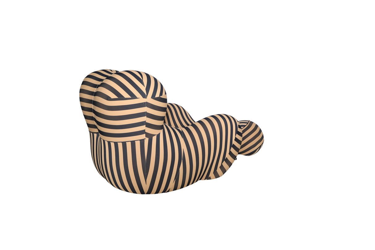 Fotoliu Avangarde Iconic cu Taburet Rotund Livin Hill