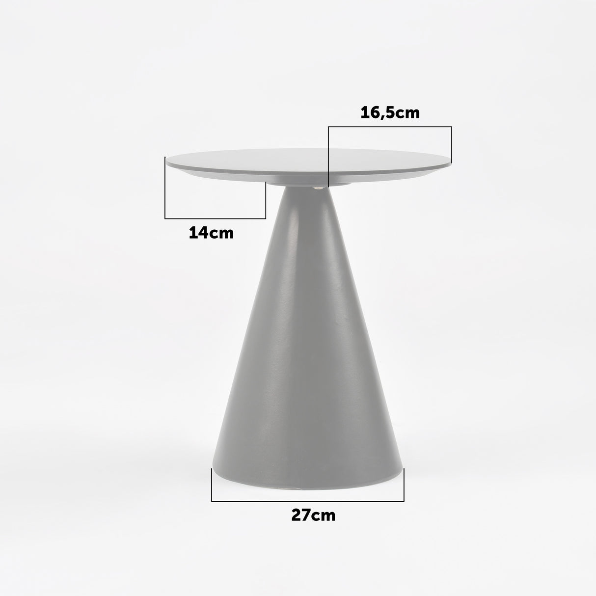 Birou Minimalist Rotund din Lemn Moale Livin Hill