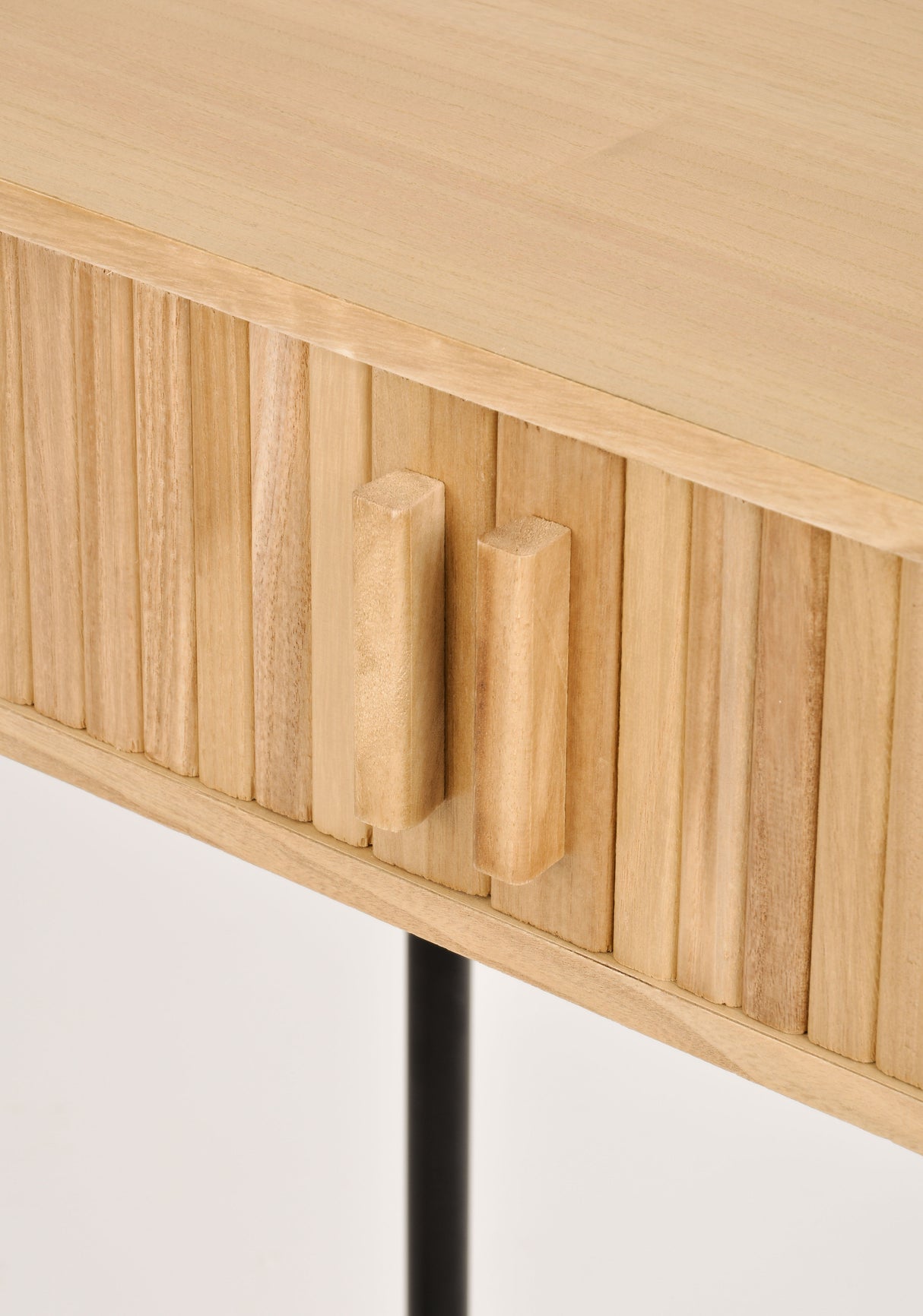 Consola Retro din Lemn cu Picioare Metalice Livin Hill