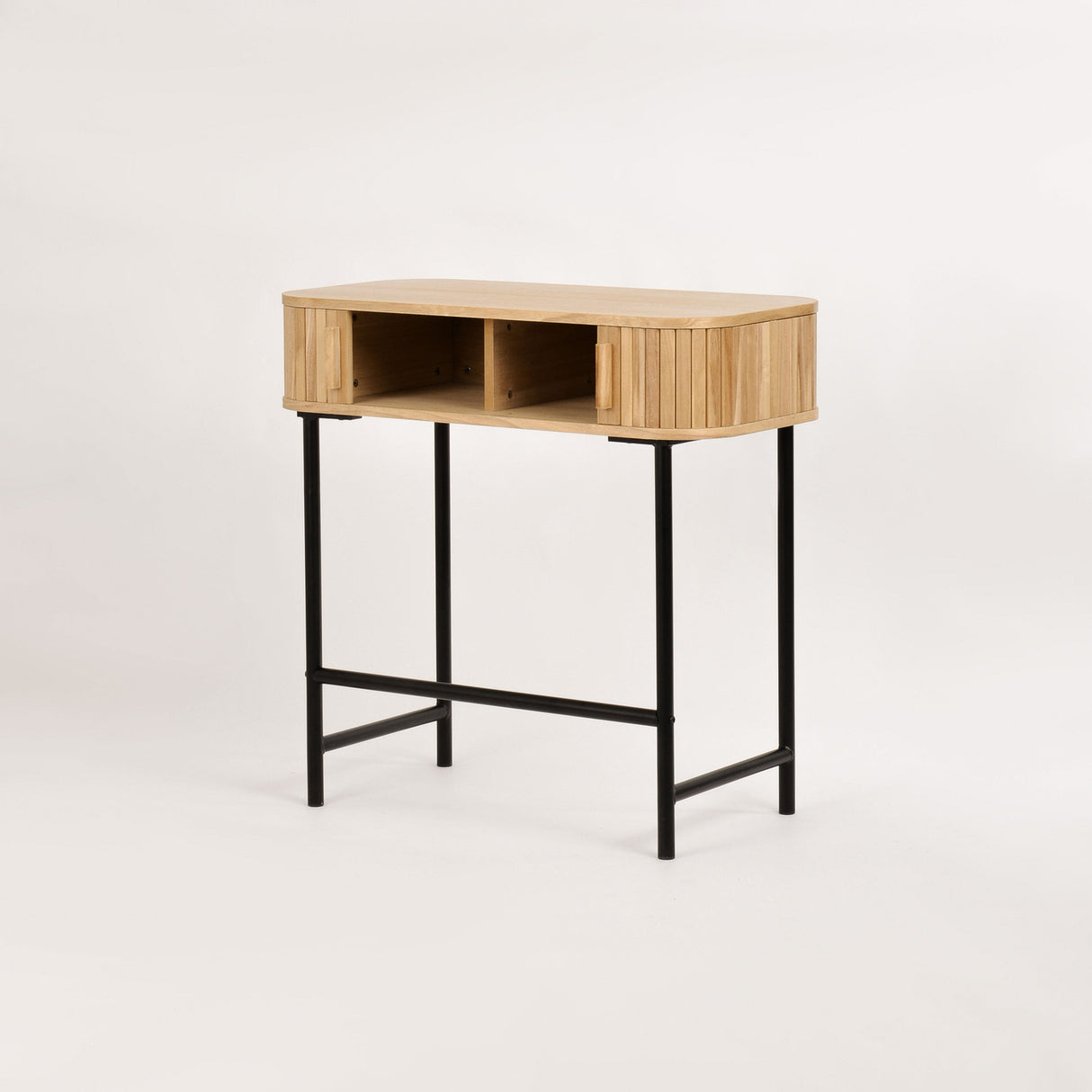 Consola Retro din Lemn cu Picioare Metalice Livin Hill