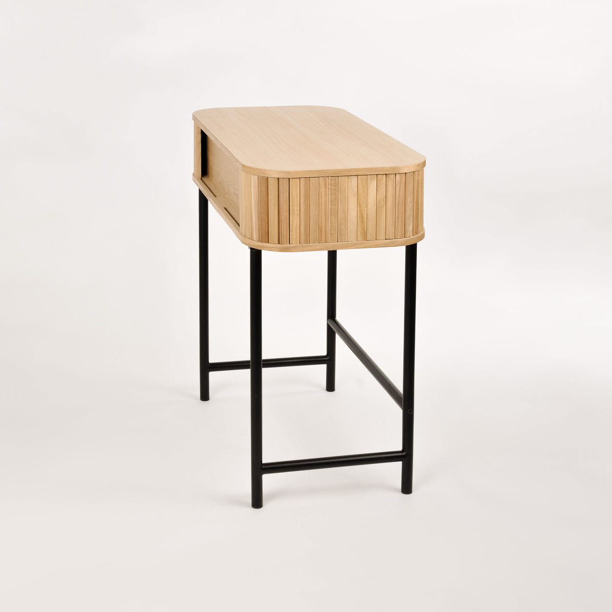 Consola Retro din Lemn cu Picioare Metalice Livin Hill