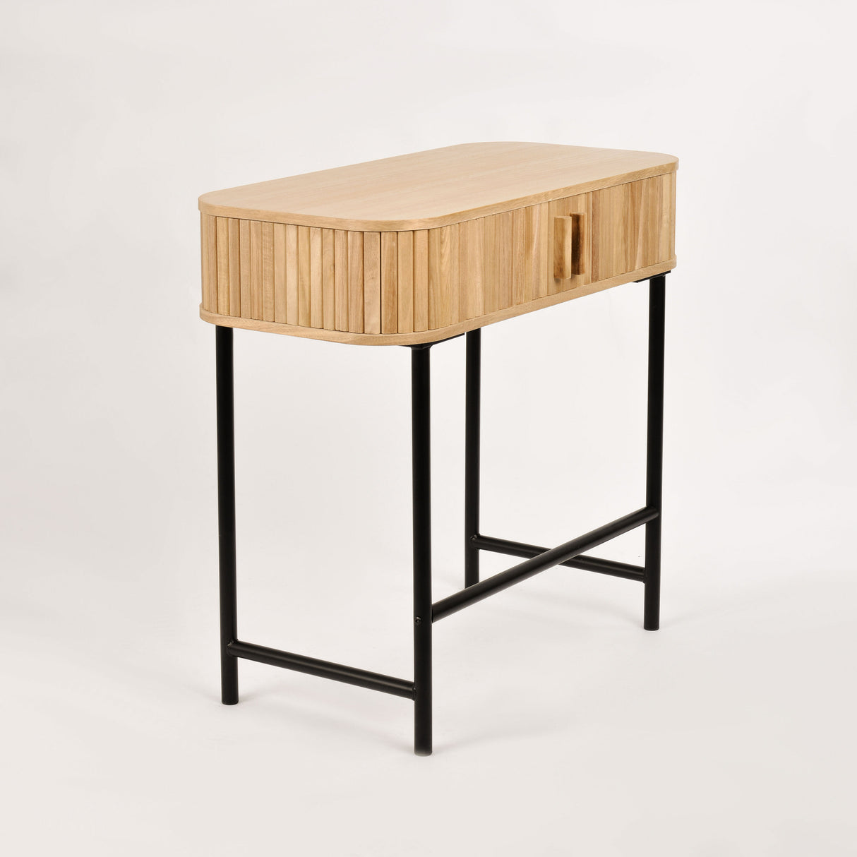 Consola Retro din Lemn cu Picioare Metalice Livin Hill