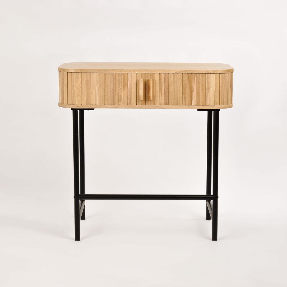 Consola Retro din Lemn cu Picioare Metalice Livin Hill