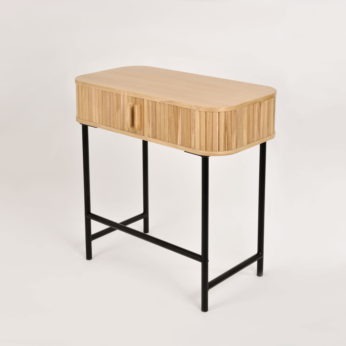 Consola Retro din Lemn cu Picioare Metalice Livin Hill