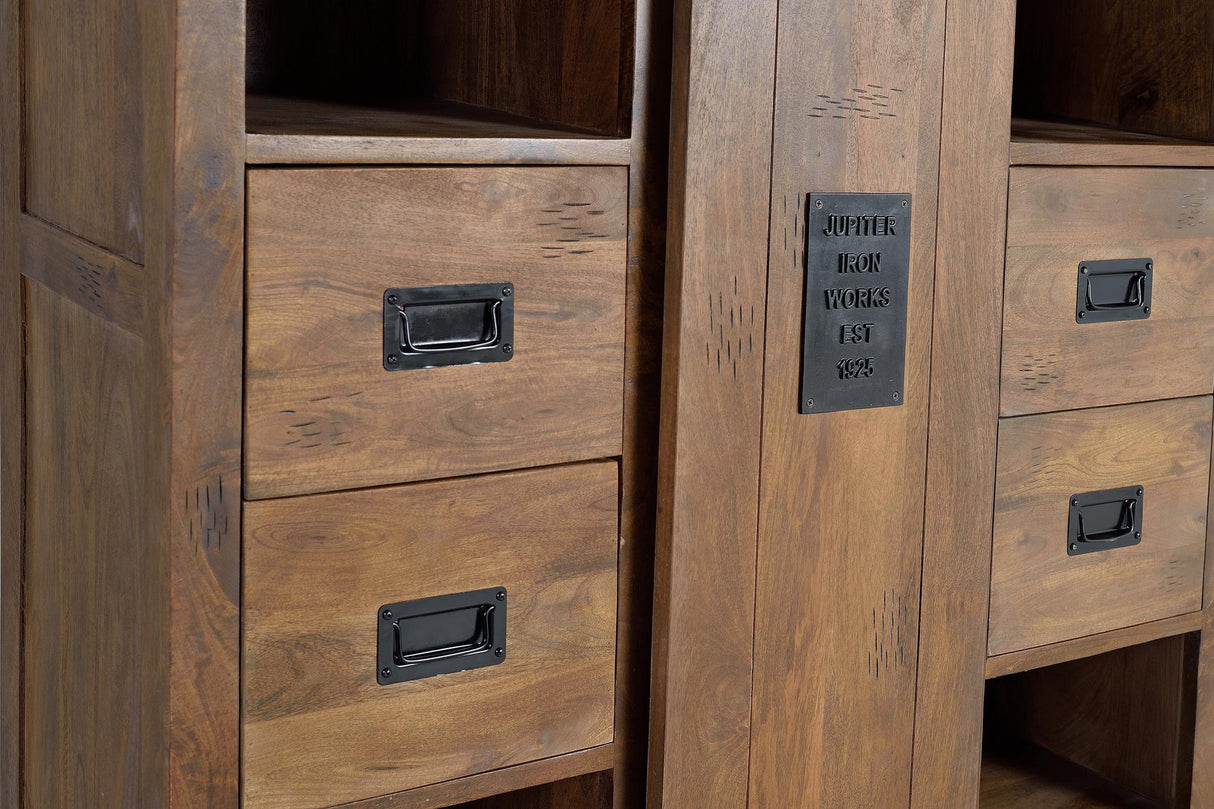 Dulap din Lemn de Mango cu Detalii Metalice Giner y Colomer