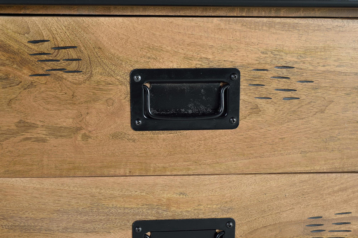 Dulap din Lemn de Mango cu Detalii Metalice Giner y Colomer