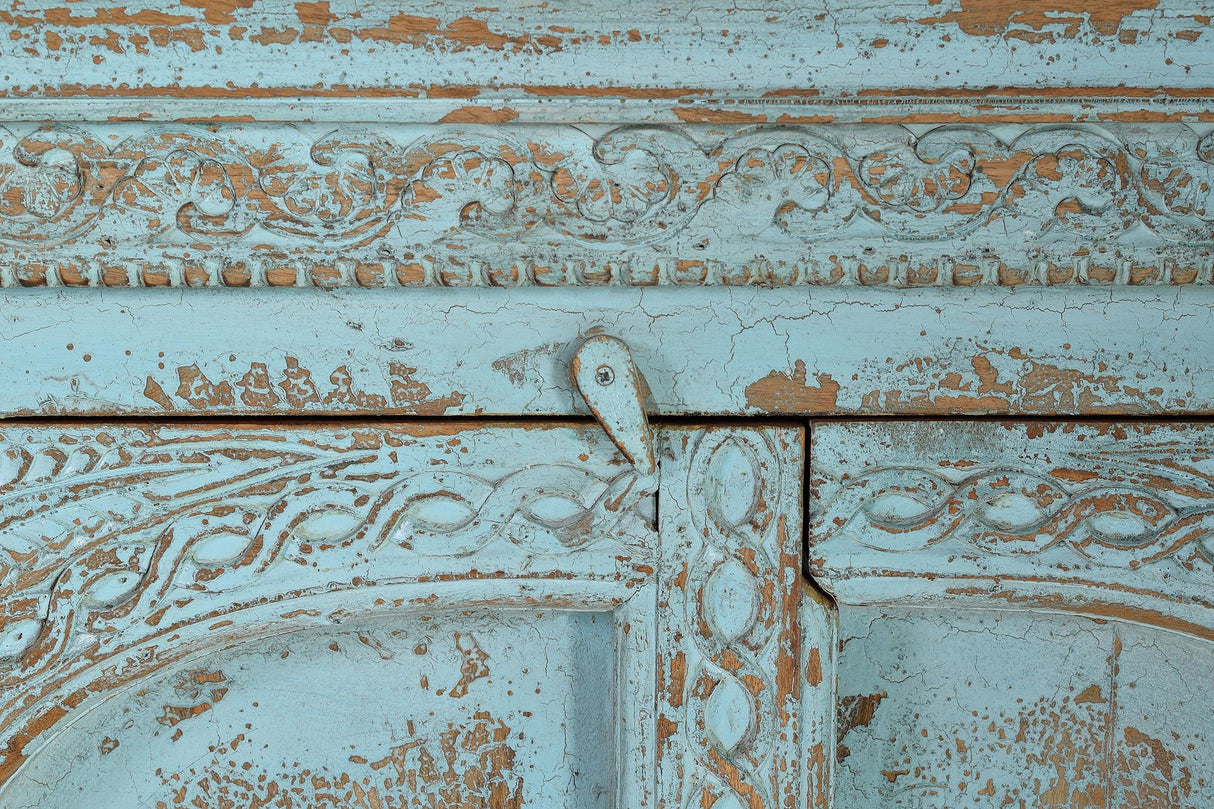 Comoda din Lemn de Mango cu 4 Usi si Rafturi Giner y Colomer