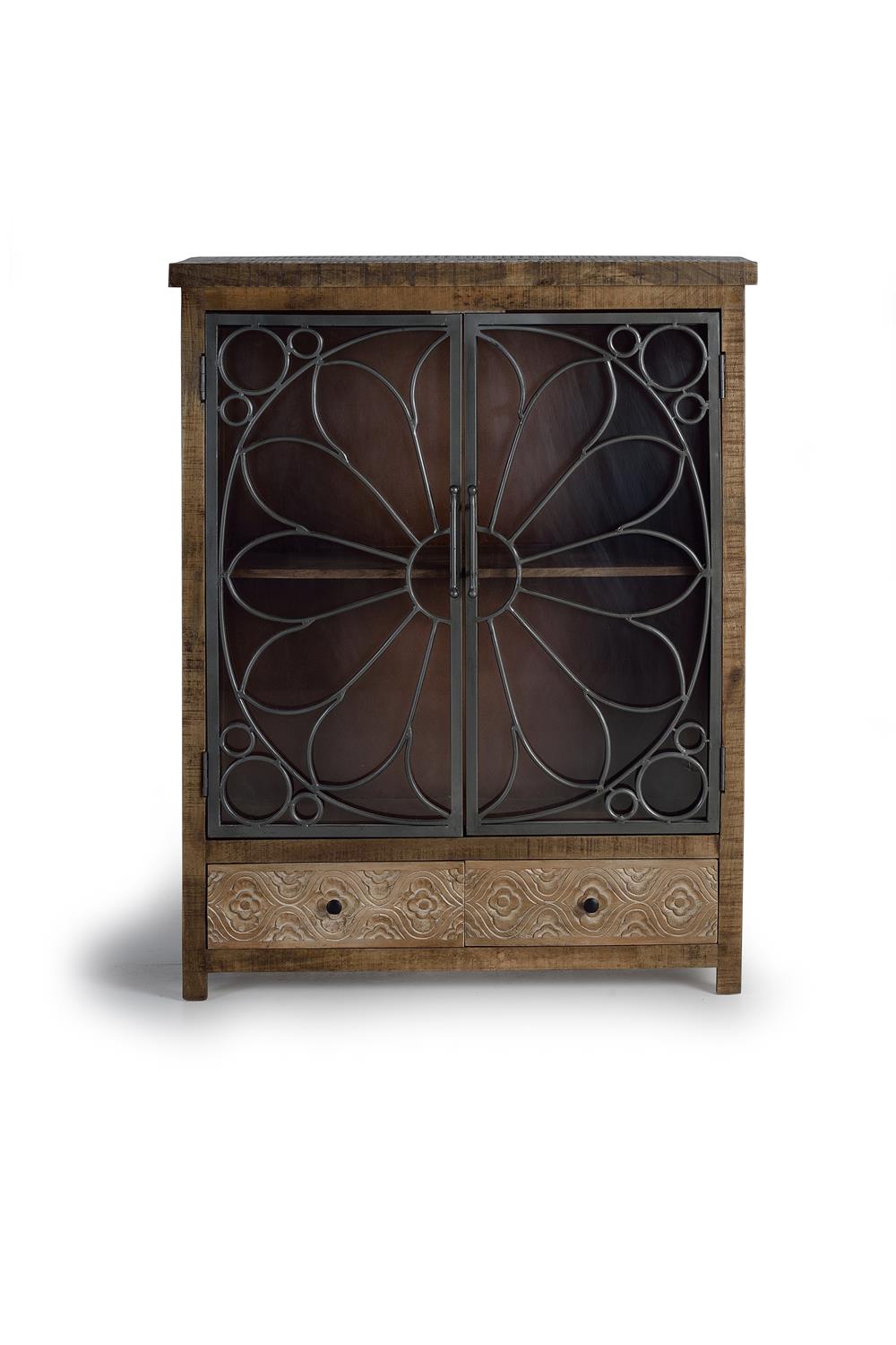 Dulap din Lemn de Mango cu Usi Metalice Giner y Colomer