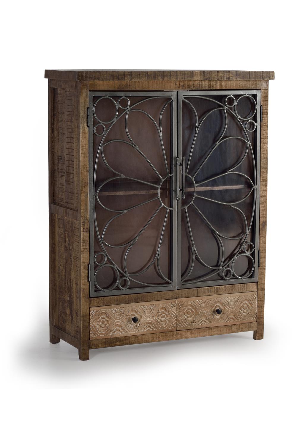 Dulap din Lemn de Mango cu Usi Metalice Giner y Colomer