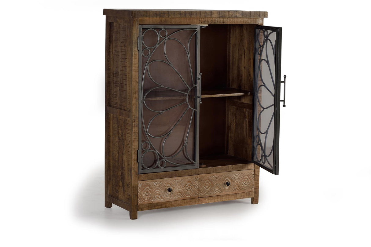 Dulap din Lemn de Mango cu Usi Metalice Giner y Colomer