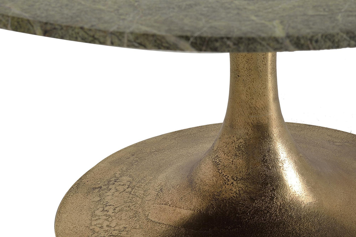 Masa de Cafea din Marmura cu Baza Metalica Giner y Colomer