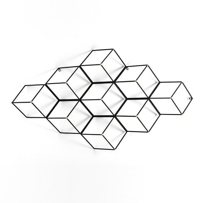 Sculptura din Metal Aurit Negru Modern Thai Natura