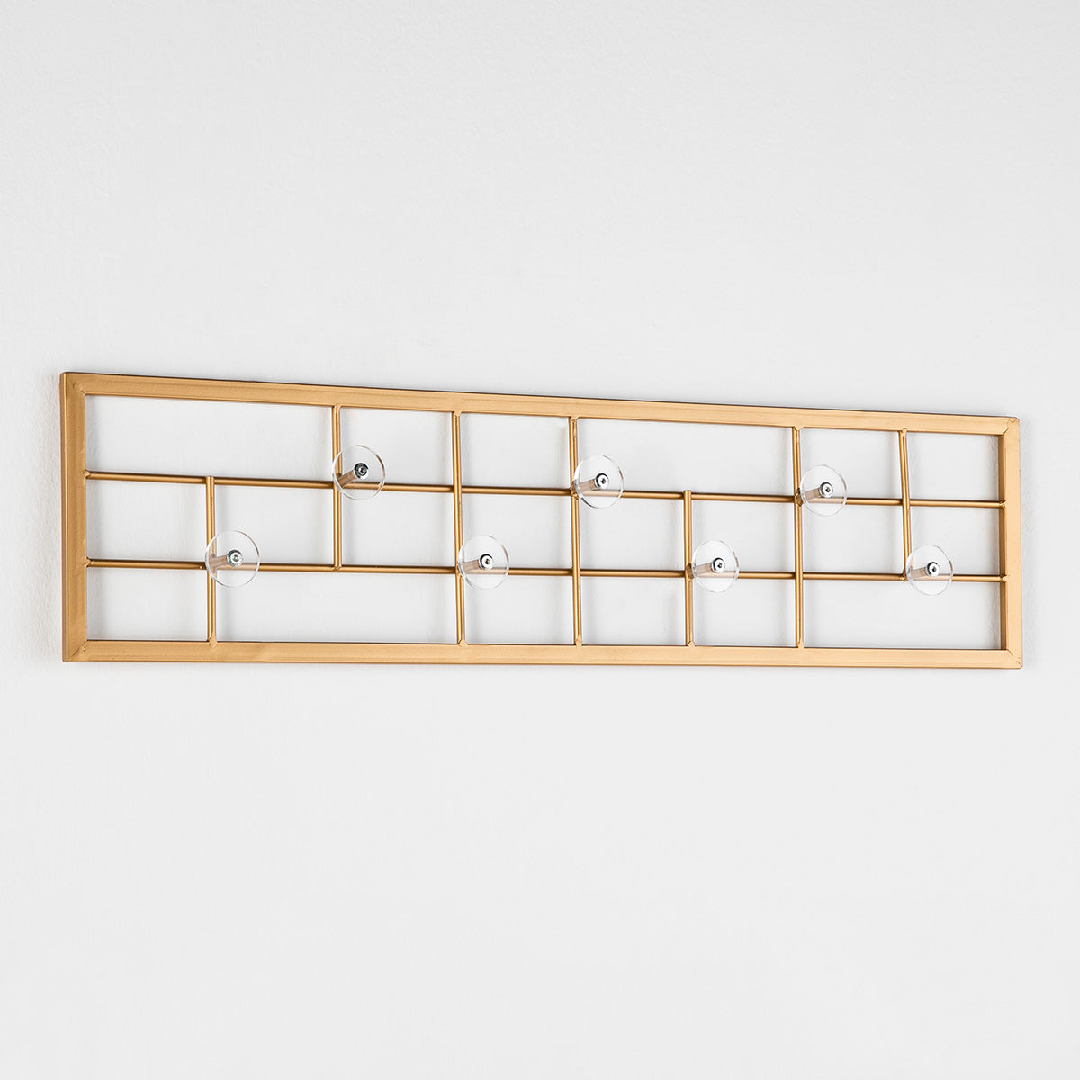 Suport Haine Auriu din Acril Metal Modern Thai Natura