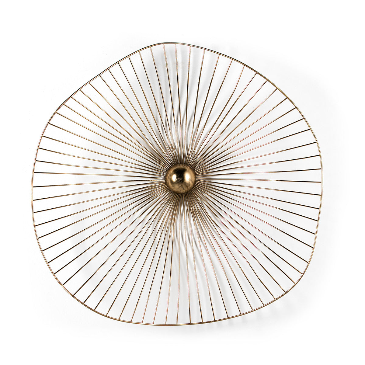 Sculptura din Metal Aurit Decor Thai Natura