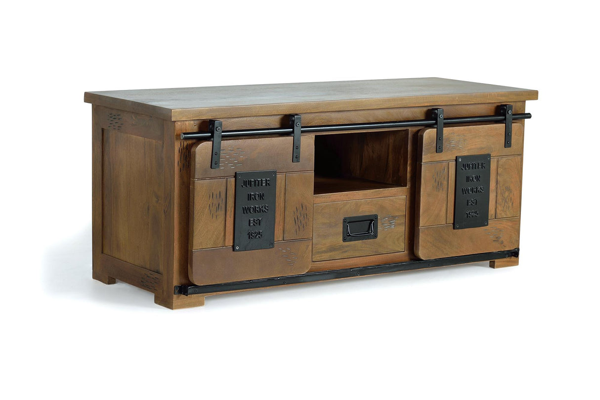 Comoda TV din Lemn de Mango in Stil Industrial Giner y Colomer