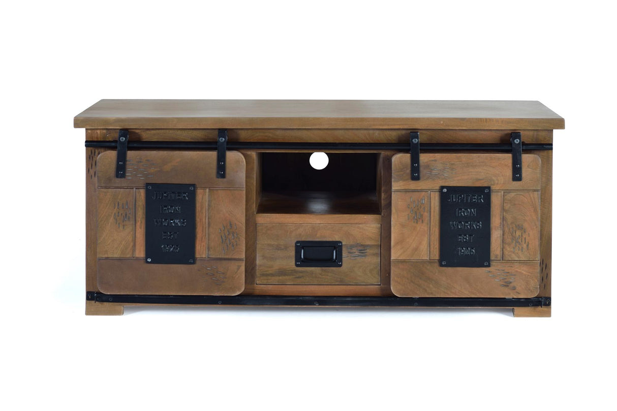 Comoda TV din Lemn de Mango in Stil Industrial Giner y Colomer