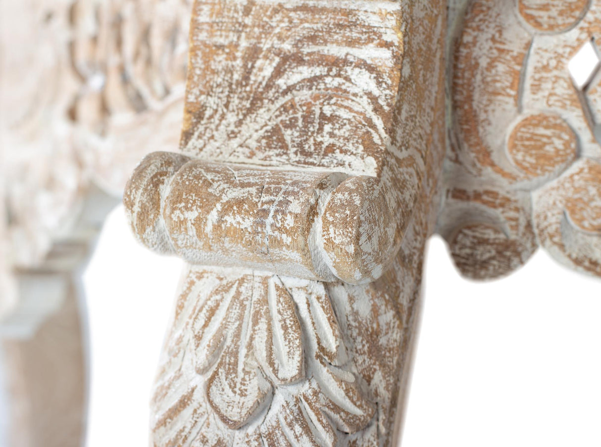 Consolă din Lemn de Mango Sculptată Manual Giner y Colomer