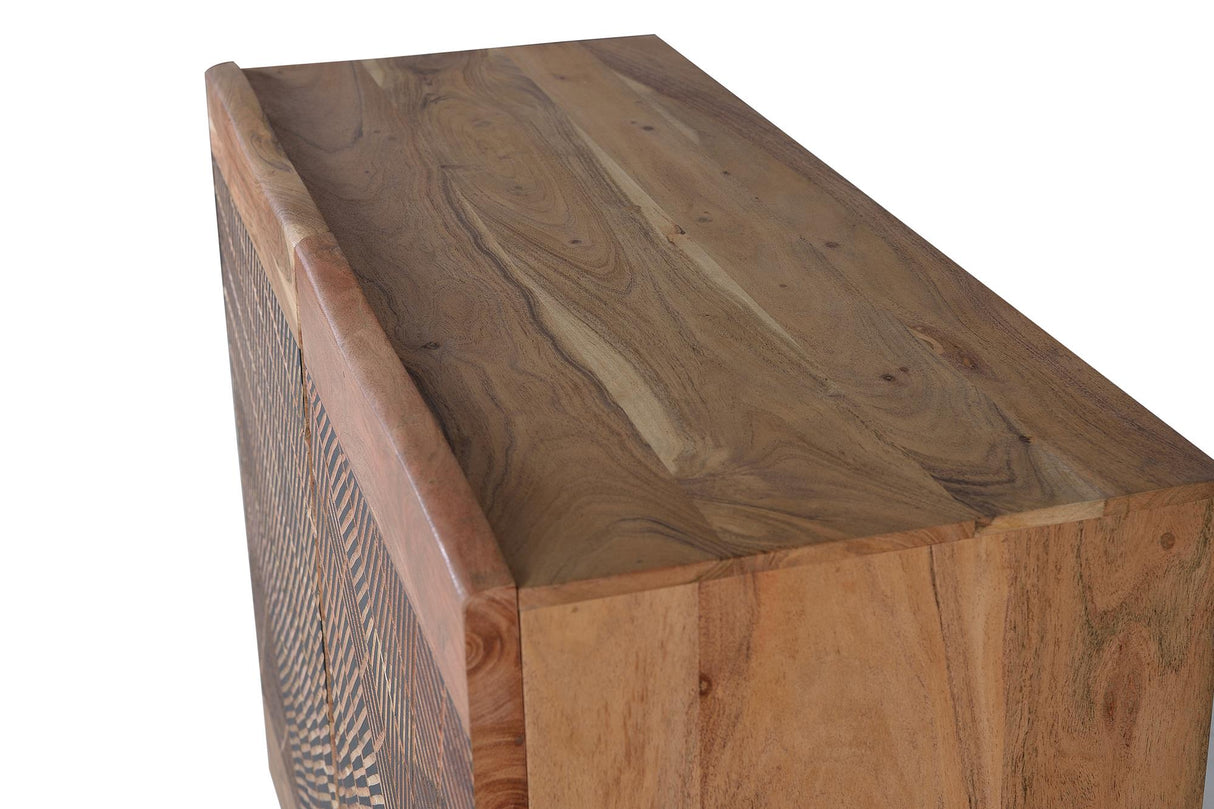 Comoda din Lemn de Acacia cu Picioare Metalice Giner y Colomer