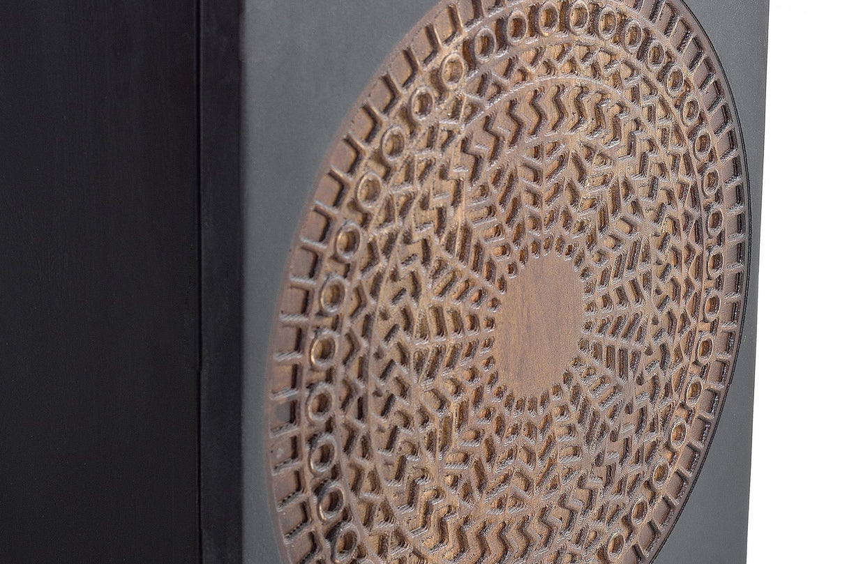 Noptiera din Lemn de Mango si Picioare Metalice Giner y Colomer